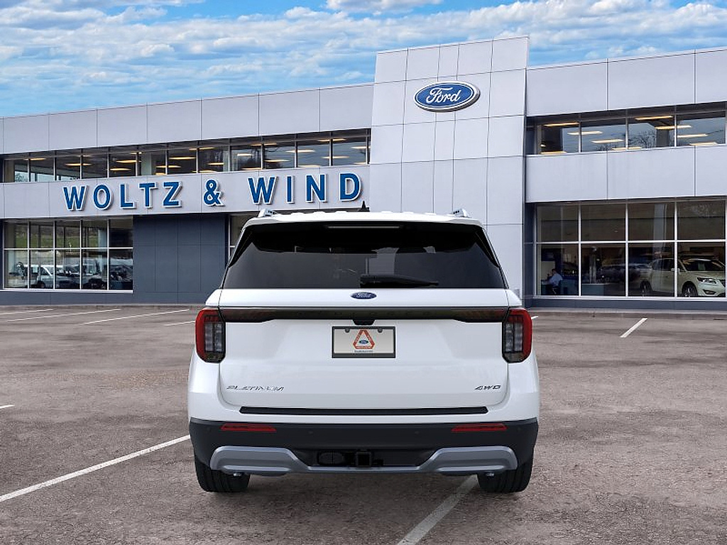 2026 Ford Explorer Platinum Star White Metallic Tri-Coat at Altoona Honda