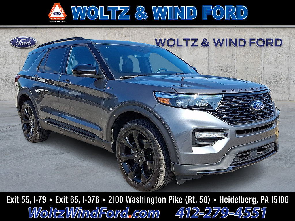 2024 Ford Explorer ST-Line Carbonized Gray at Woltz & Wind Ford