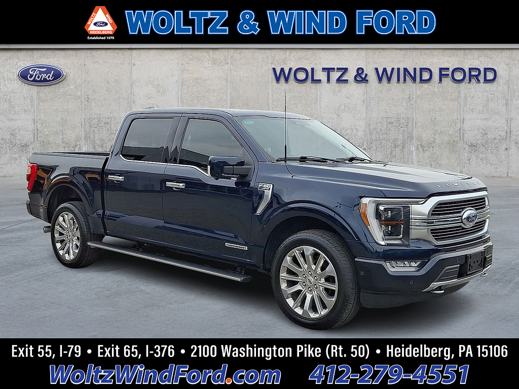 2023 Ford F-150 Limited Antimatter Blue at Washington Ford