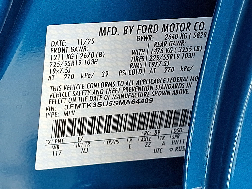 2025 Ford Mustang Mach-E Premium Velocity Blue at Woltz & Wind Ford