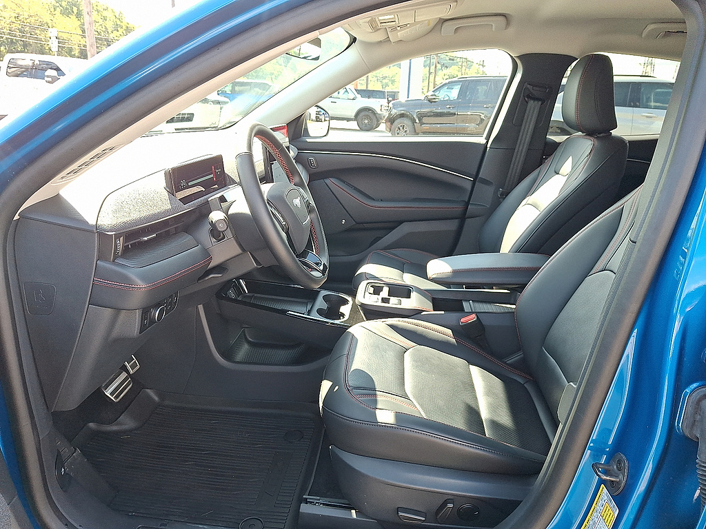 2025 Ford Mustang Mach-E Premium Velocity Blue at Woltz & Wind Ford