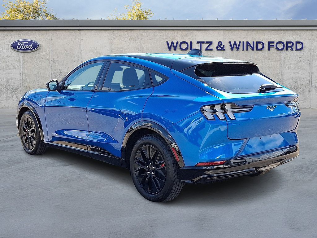 2025 Ford Mustang Mach-E Premium Velocity Blue at Woltz & Wind Ford