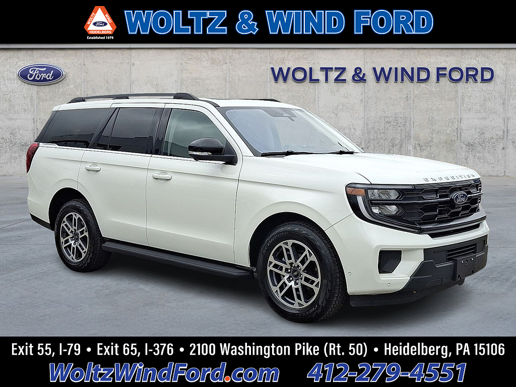 2025 Ford Expedition Active Star White Metallic Tri-Coat at Lake View Ford