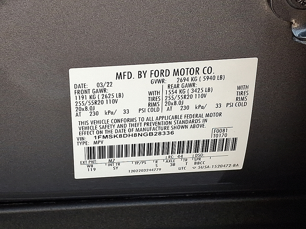 2022 Ford Explorer XLT Carbonized Gray at Humes CDJR