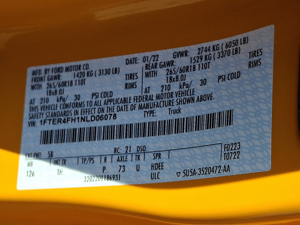 2022 Ford Ranger XLT Cyber Orange Metallic Tri-Coat at Premiere Auto Sales