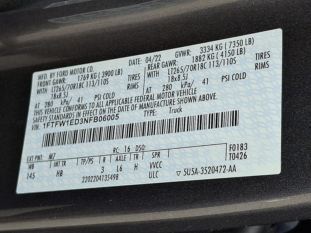 2022 Ford F-150 Lariat Carbonized Gray at Washington Ford