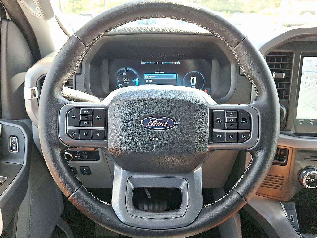 2025 Ford F-150 Lightning XLT WHITE at Woltz & Wind Ford