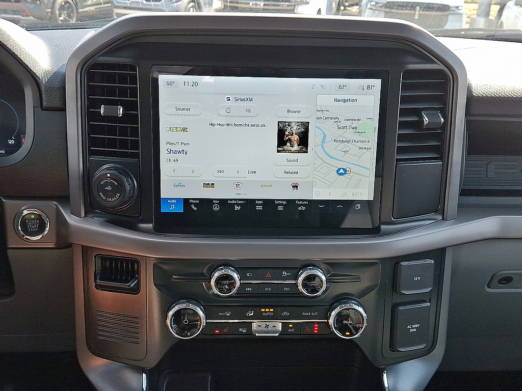 2025 Ford F-150 Lightning XLT WHITE at Woltz & Wind Ford