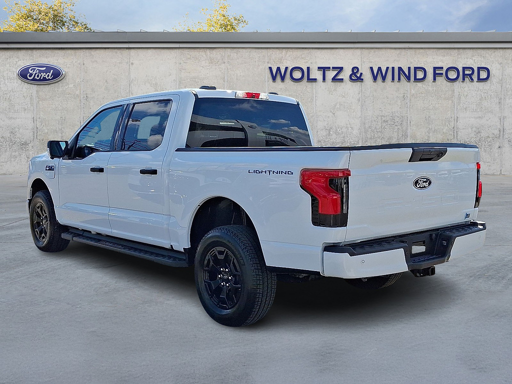 2025 Ford F-150 Lightning XLT WHITE at Woltz & Wind Ford