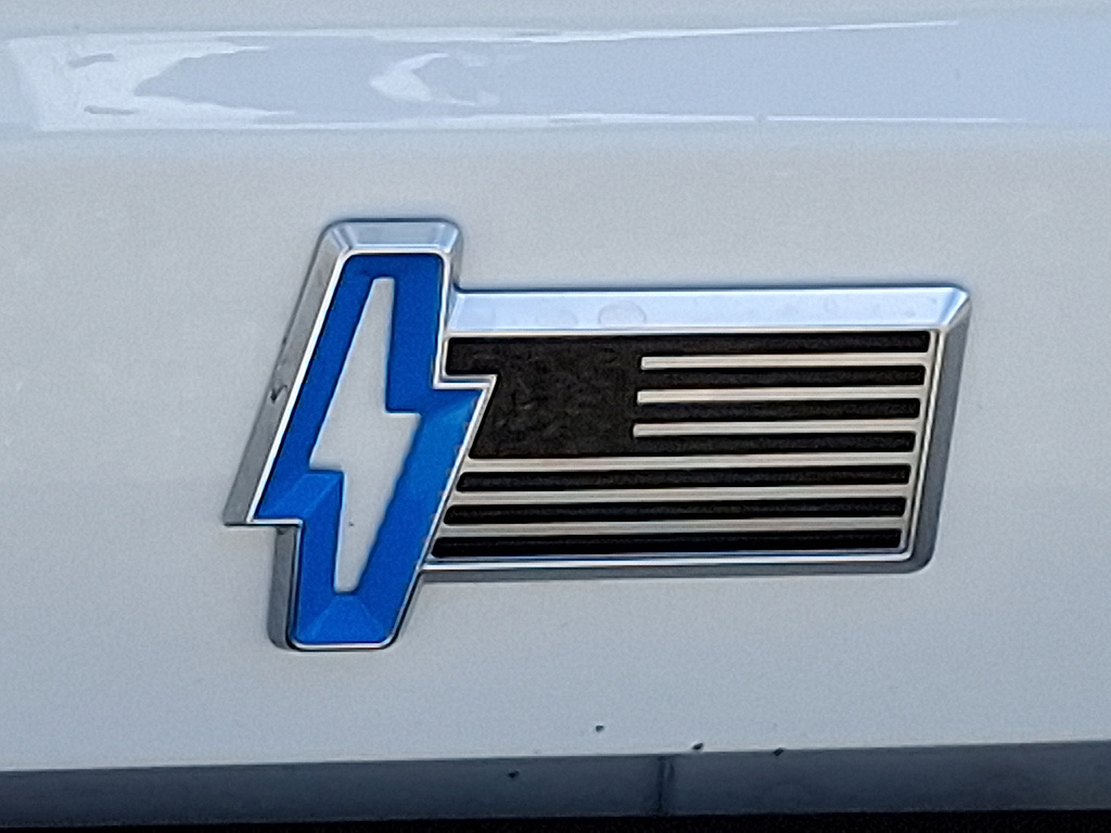2025 Ford F-150 Lightning XLT WHITE at Woltz & Wind Ford