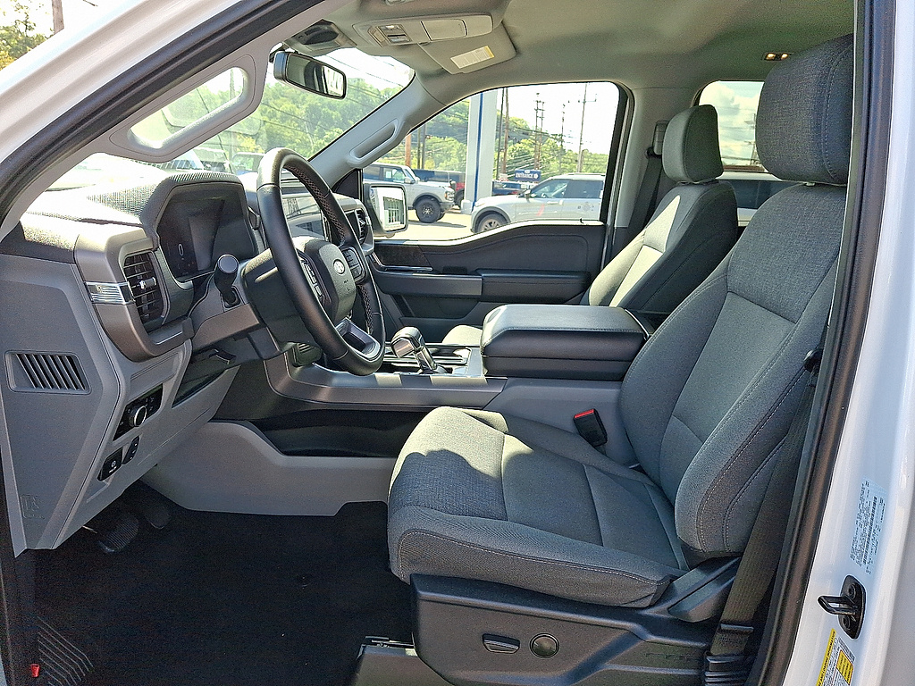 2025 Ford F-150 Lightning XLT WHITE at Woltz & Wind Ford