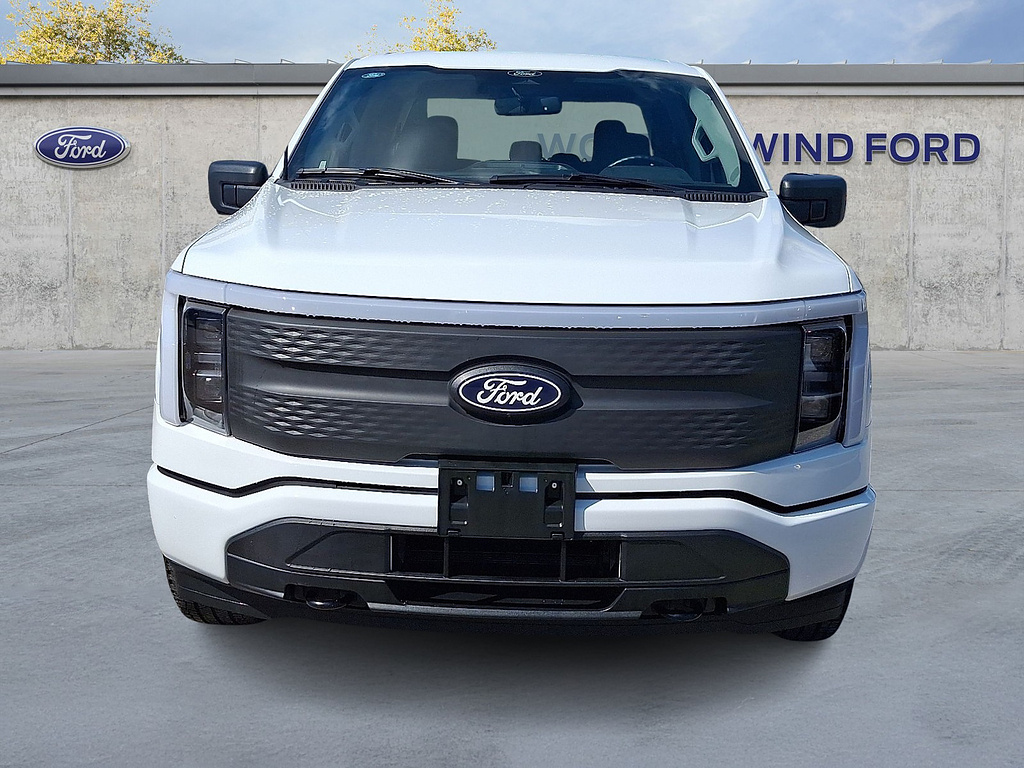 2025 Ford F-150 Lightning XLT WHITE at Woltz & Wind Ford