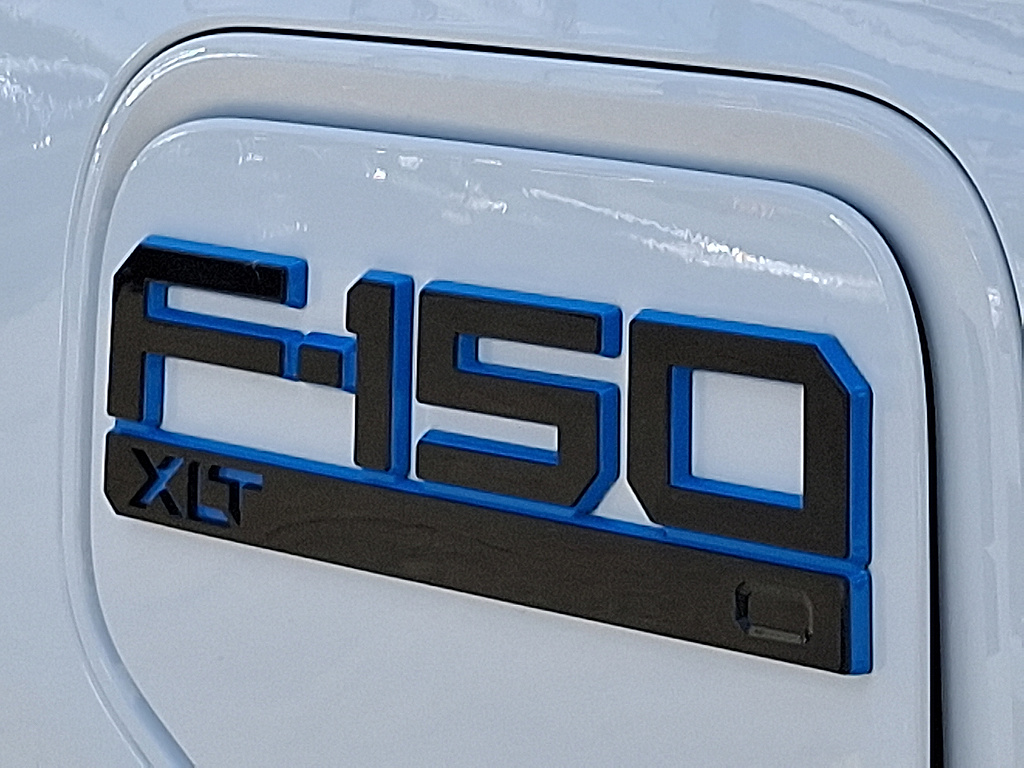 2025 Ford F-150 Lightning XLT WHITE at Woltz & Wind Ford