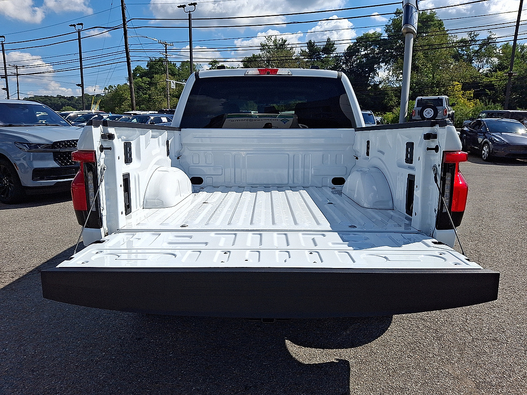 2025 Ford F-150 Lightning XLT WHITE at Woltz & Wind Ford
