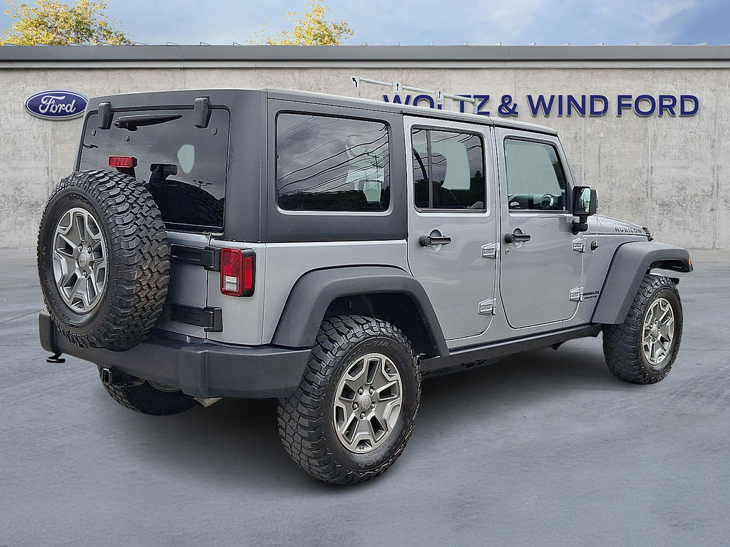 2016 Jeep Wrangler Unlimited Rubicon Billet Silver Metallic Clear Coat at Lake View Ford