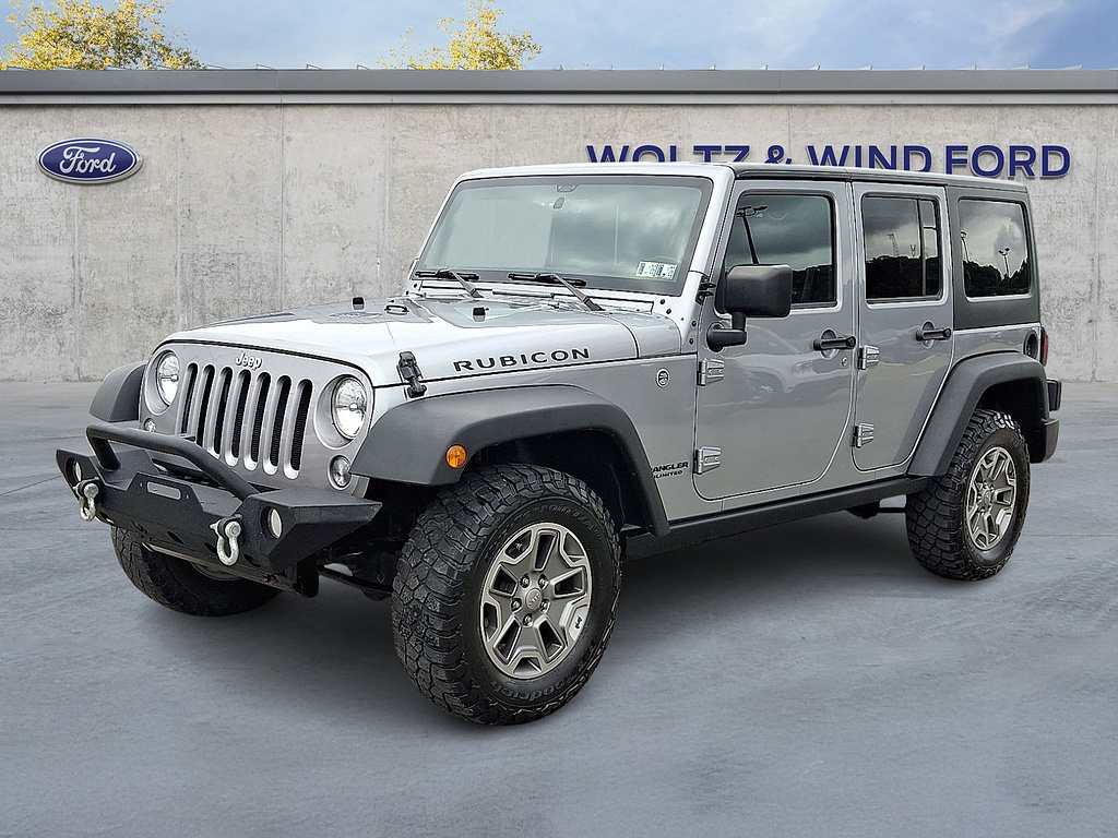 2016 Jeep Wrangler Unlimited Rubicon Billet Silver Metallic Clear Coat at Lake View Ford