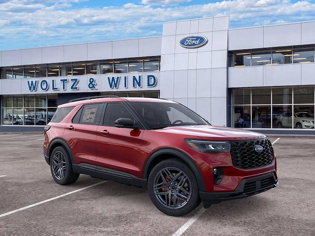 2026 Ford Explorer ST Rapid Red Metallic Tinted Clearcoat at Altoona Honda