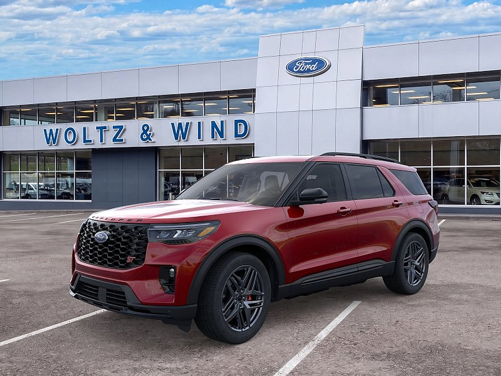 2026 Ford Explorer ST Rapid Red Metallic Tinted Clearcoat at Altoona Honda
