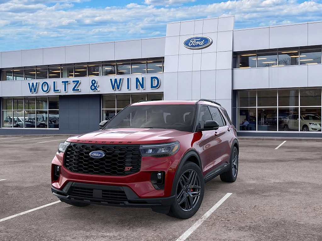 2026 Ford Explorer ST Rapid Red Metallic Tinted Clearcoat at Altoona Honda
