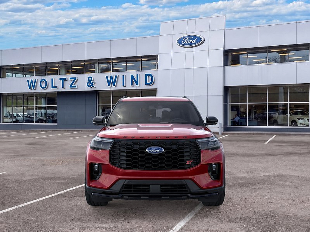 2026 Ford Explorer ST Rapid Red Metallic Tinted Clearcoat at Altoona Honda