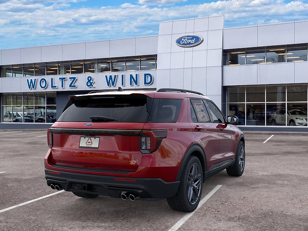 2026 Ford Explorer ST Rapid Red Metallic Tinted Clearcoat at Altoona Honda