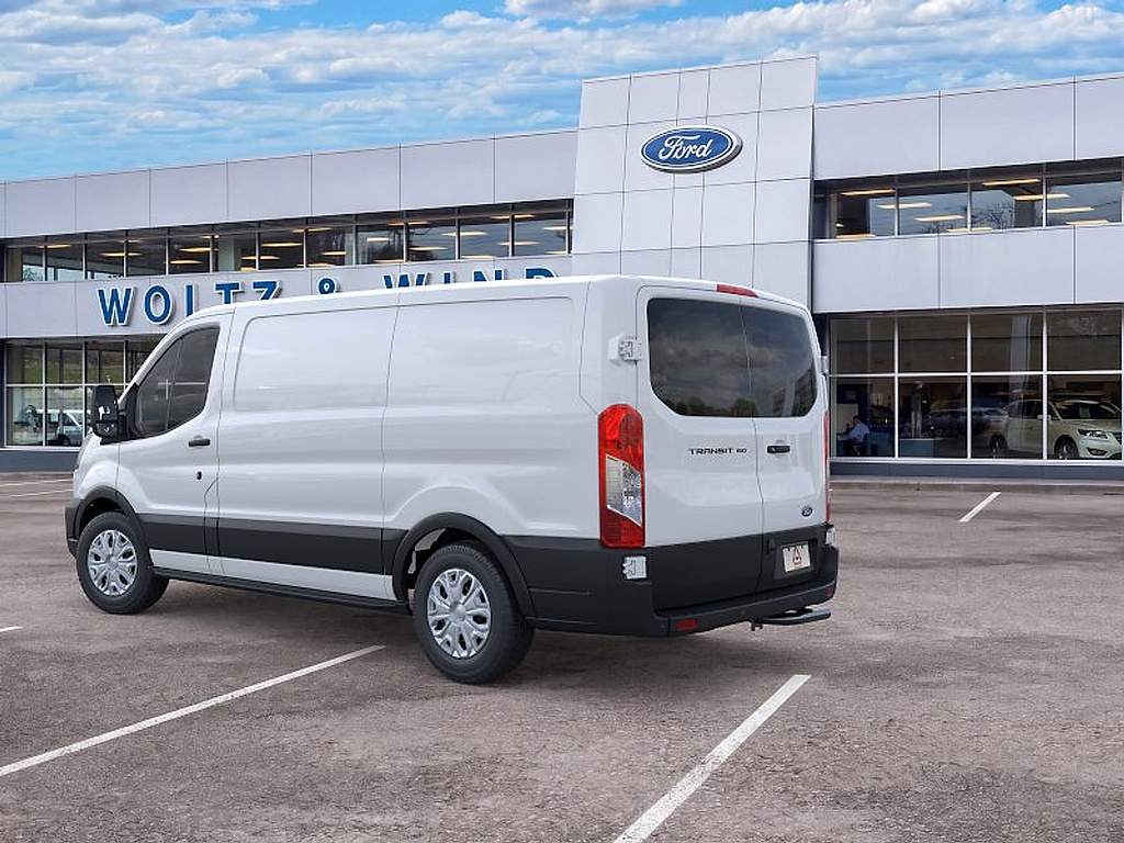 2026 Ford Transit Cargo Van T-150 130" Low Rf 8800 GVWR RWD Oxford White at Woltz & Wind Ford