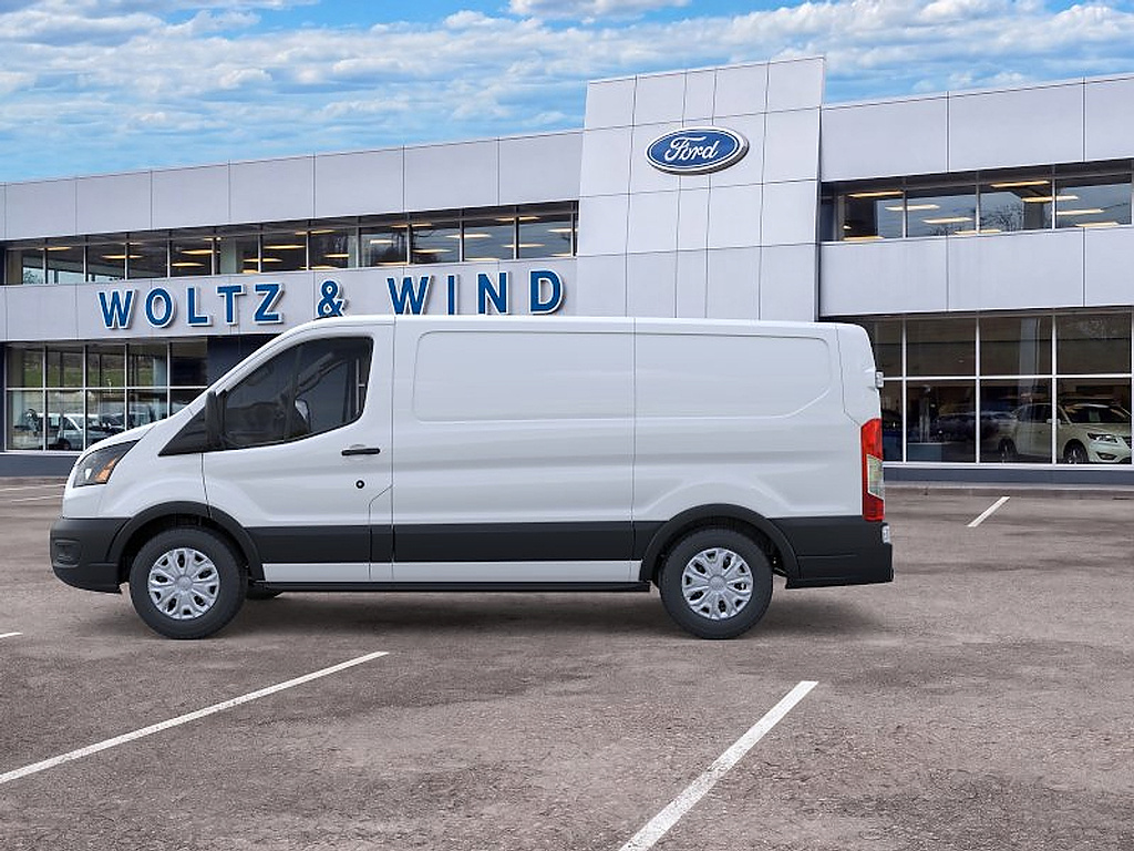 2026 Ford Transit Cargo Van T-150 130" Low Rf 8800 GVWR RWD Oxford White at Woltz & Wind Ford
