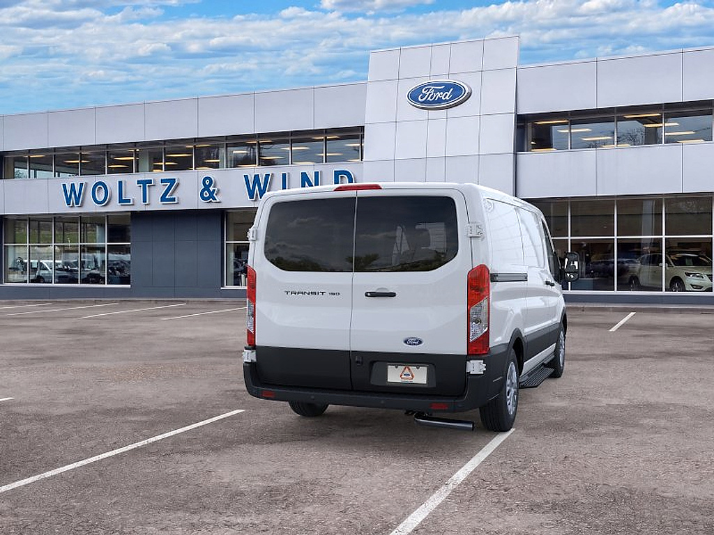 2026 Ford Transit Cargo Van T-150 130" Low Rf 8800 GVWR RWD Oxford White at Woltz & Wind Ford