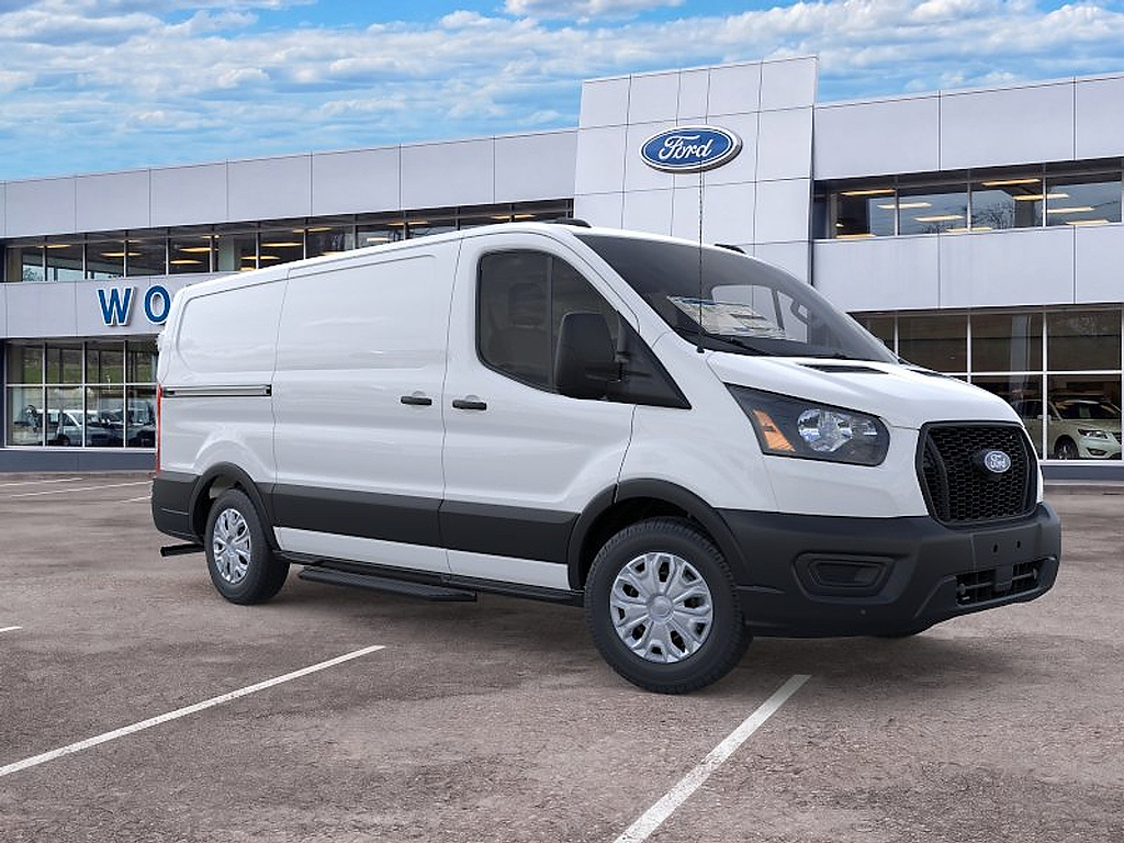 2026 Ford Transit Cargo Van T-150 130" Low Rf 8800 GVWR RWD Oxford White at Town & Country Ford
