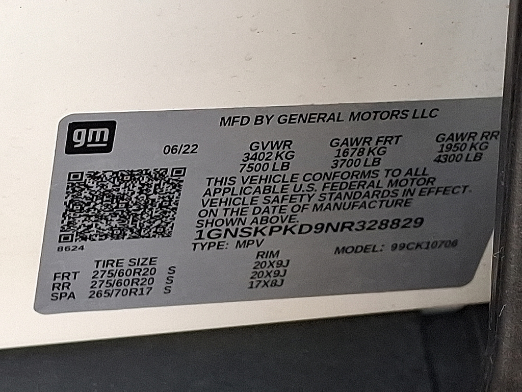 2022 Chevrolet Tahoe Z71 Summit White at Joe Ball GMC