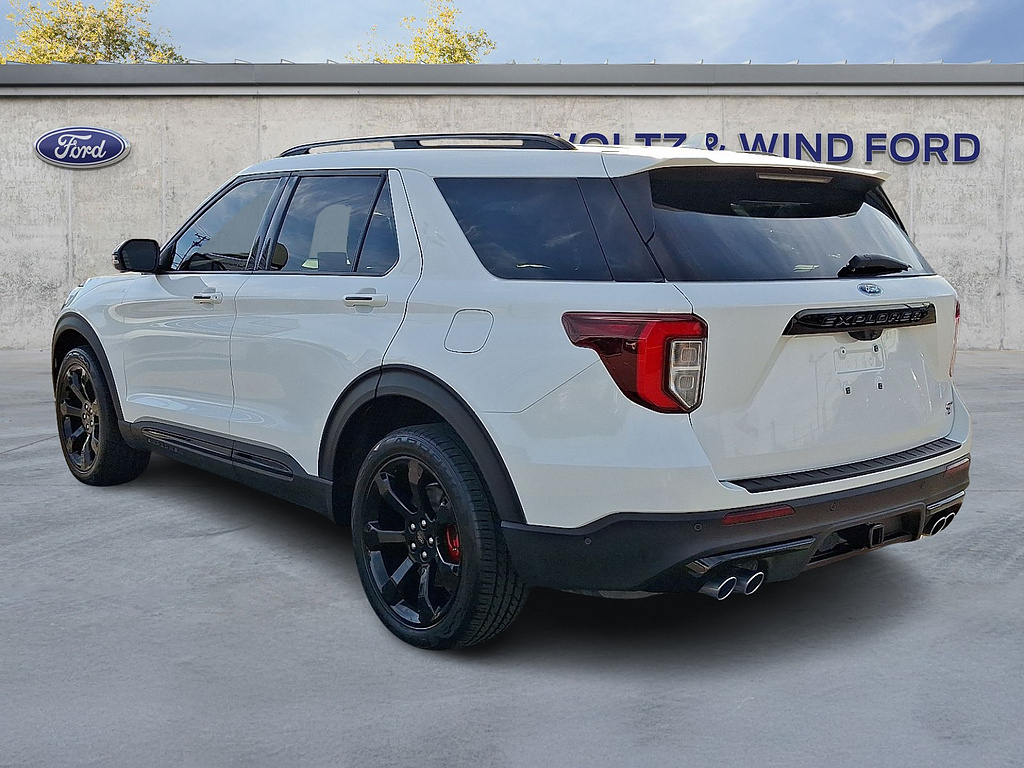 2020 Ford Explorer ST Star White Metallic Tri-Coat at Nick Chevrolet