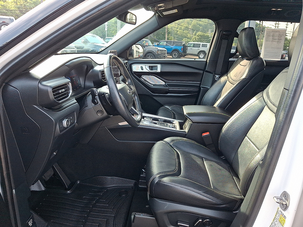 2020 Ford Explorer ST Star White Metallic Tri-Coat at Nick Chevrolet
