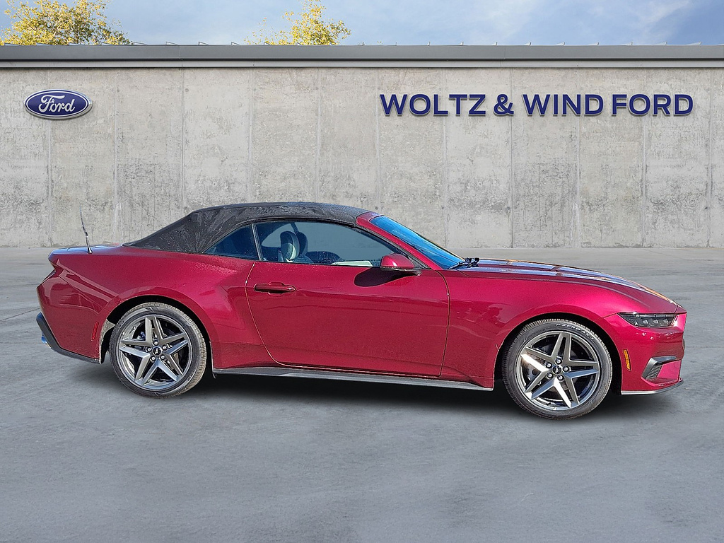 2026 Ford Mustang EcoBoost Premium RED at Woltz & Wind Ford