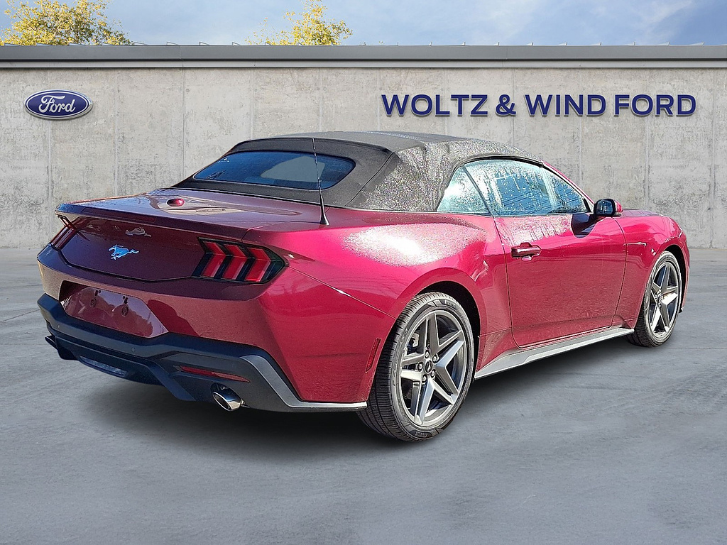 2026 Ford Mustang EcoBoost Premium RED at Woltz & Wind Ford