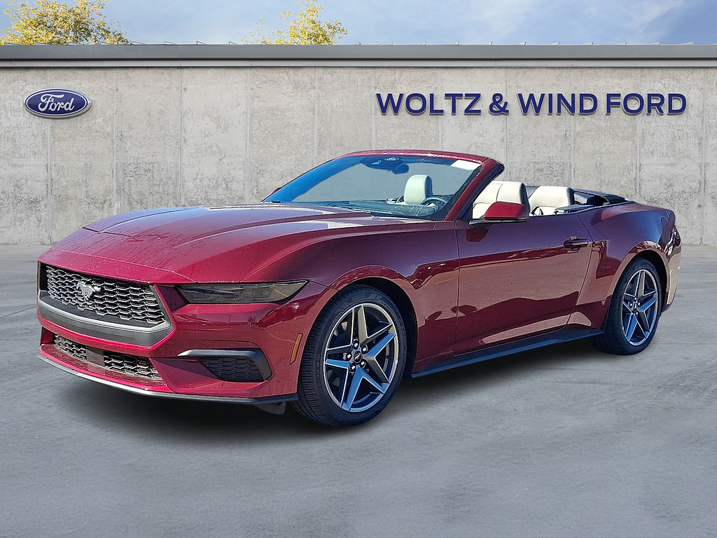 2026 Ford Mustang EcoBoost Premium RED at Woltz & Wind Ford