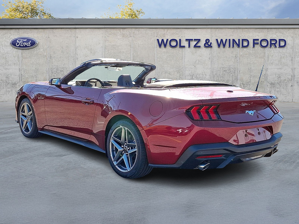2026 Ford Mustang EcoBoost Premium RED at Woltz & Wind Ford