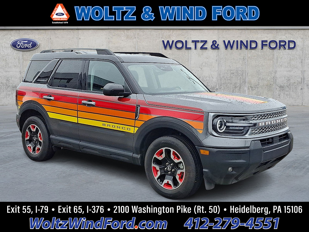 2025 Ford Bronco Sport Free Wheeling Carbonized Gray at Washington Ford