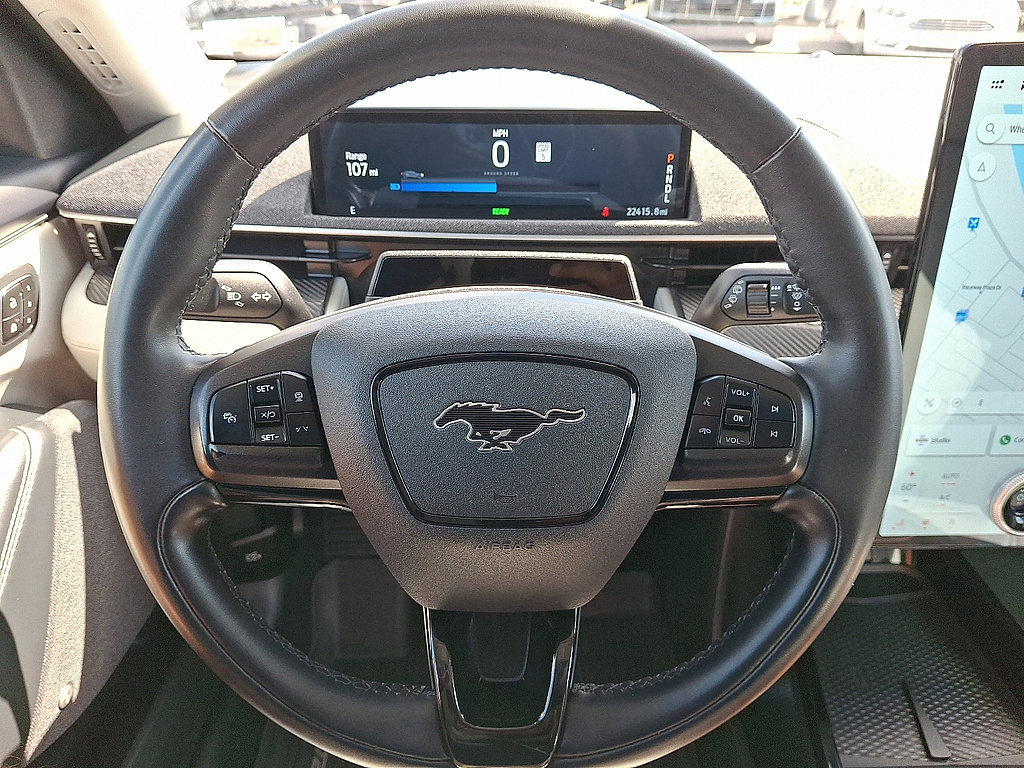 2023 Ford Mustang Mach-E Premium Rapid Red Metallic Tinted Clearcoat at Woltz & Wind Ford