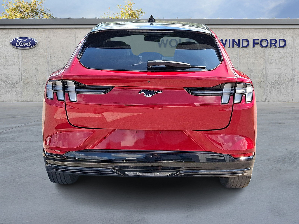 2023 Ford Mustang Mach-E Premium Rapid Red Metallic Tinted Clearcoat at Woltz & Wind Ford