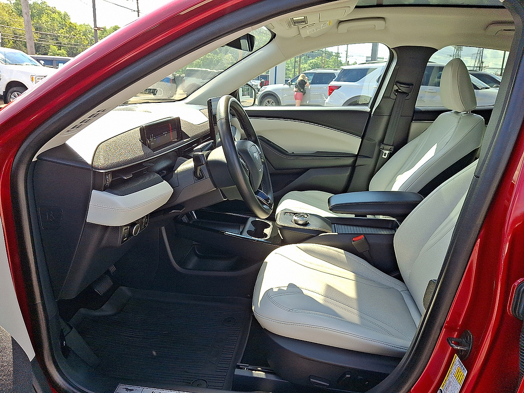 2023 Ford Mustang Mach-E Premium Rapid Red Metallic Tinted Clearcoat at Woltz & Wind Ford