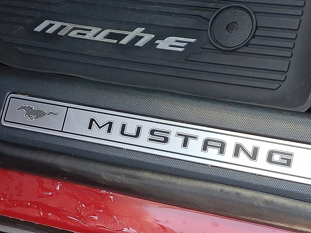 2023 Ford Mustang Mach-E Premium Rapid Red Metallic Tinted Clearcoat at Woltz & Wind Ford
