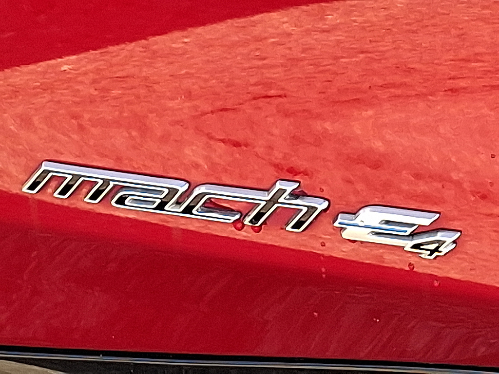 2023 Ford Mustang Mach-E Premium Rapid Red Metallic Tinted Clearcoat at Woltz & Wind Ford