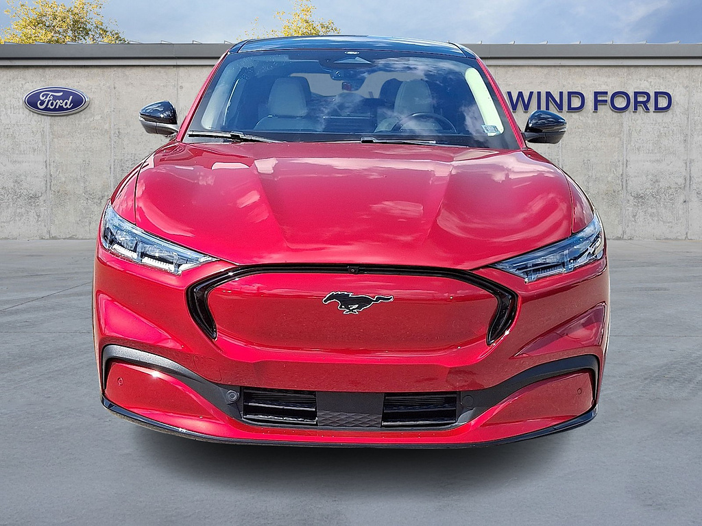 2023 Ford Mustang Mach-E Premium Rapid Red Metallic Tinted Clearcoat at Woltz & Wind Ford