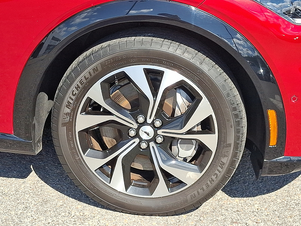 2023 Ford Mustang Mach-E Premium Rapid Red Metallic Tinted Clearcoat at Woltz & Wind Ford