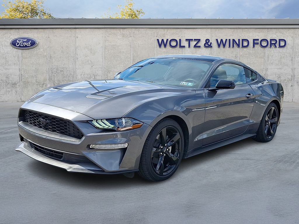 2021 Ford Mustang EcoBoost Carbonized Grey at Woltz & Wind Ford