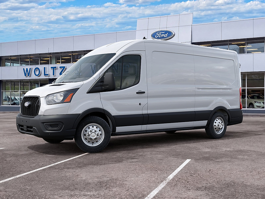 2027 Ford Transit Cargo Van T-250 148" Med Rf 9150 GVWR AWD Oxford White at Woltz & Wind Ford