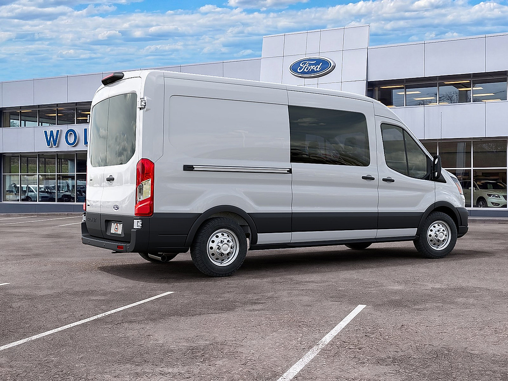 2027 Ford Transit Cargo Van T-250 148" Med Rf 9150 GVWR AWD Oxford White at Woltz & Wind Ford