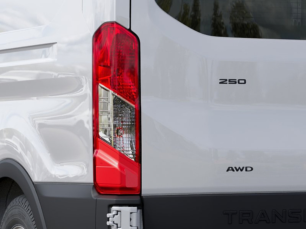 2027 Ford Transit Cargo Van T-250 148" Med Rf 9150 GVWR AWD Oxford White at Woltz & Wind Ford
