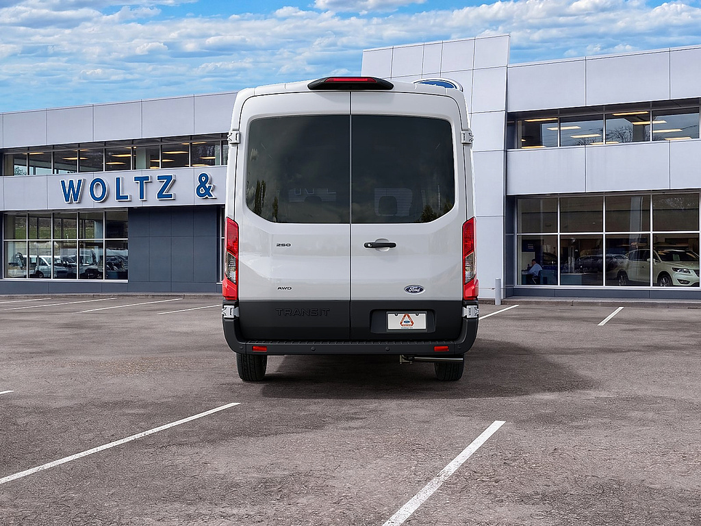 2027 Ford Transit Cargo Van T-250 148" Med Rf 9150 GVWR AWD Oxford White at Woltz & Wind Ford