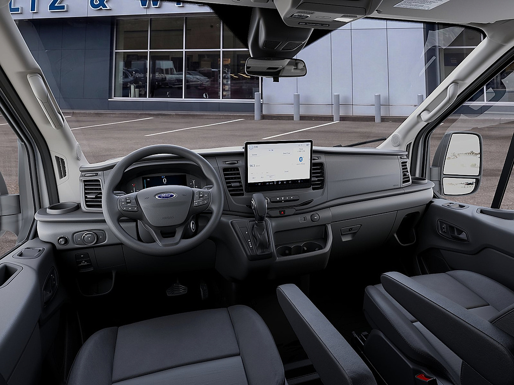 2027 Ford Transit Cargo Van T-250 148" Med Rf 9150 GVWR AWD Oxford White at Woltz & Wind Ford